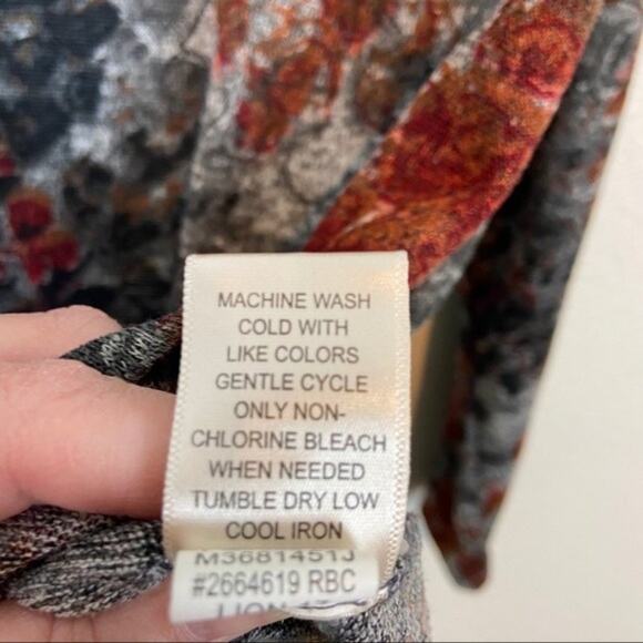 John Paul Richard Shirt Slouchy Top Womens Multicolor Cowl Neck Oversized Size M - Picture 5 of 11